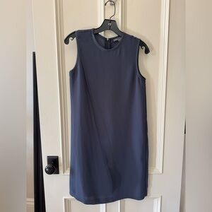 Vince Sleeveless Deep Blue Mini Dress
